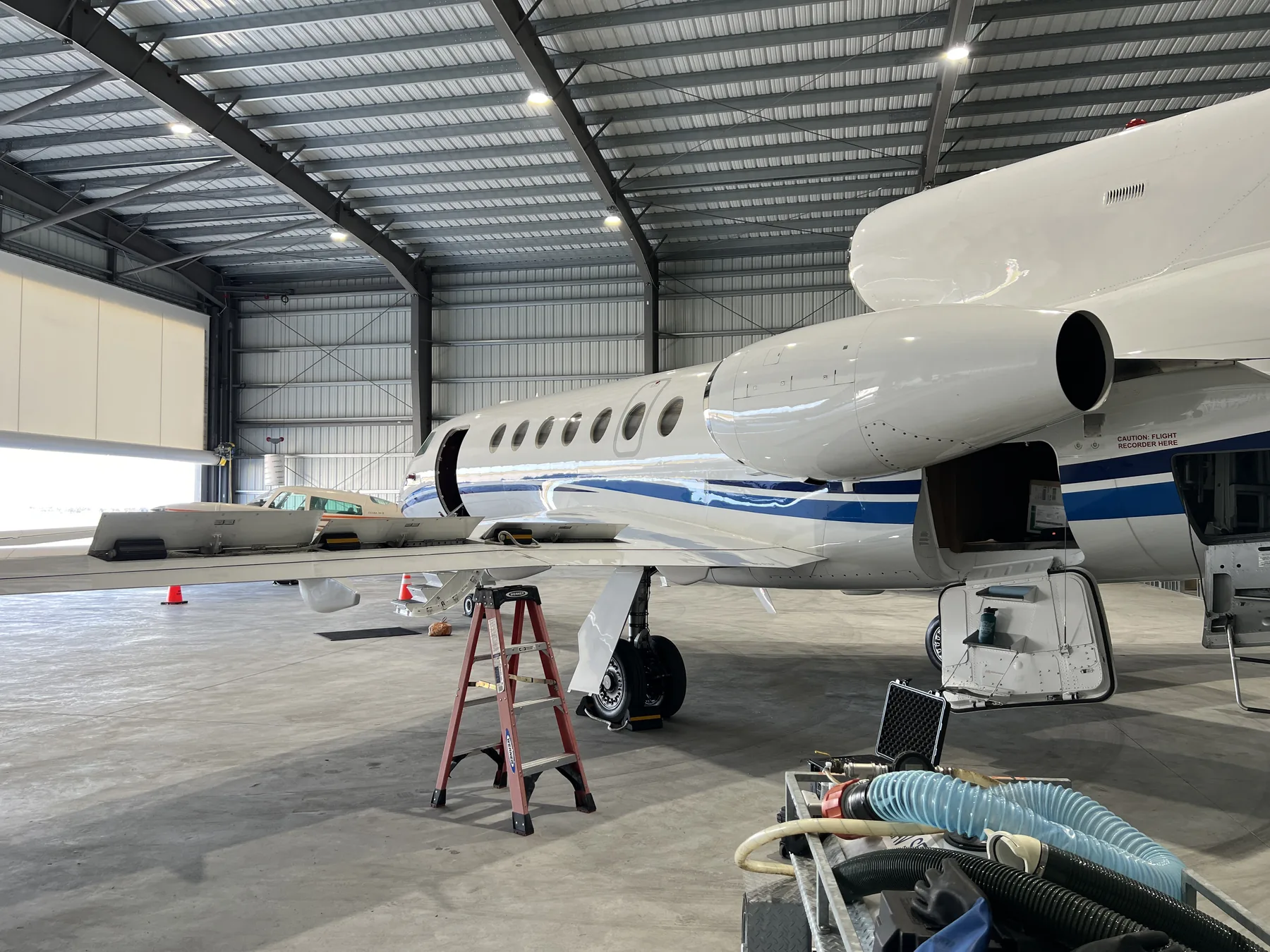 Pulse Aviation technicians on scheduled maintenance
